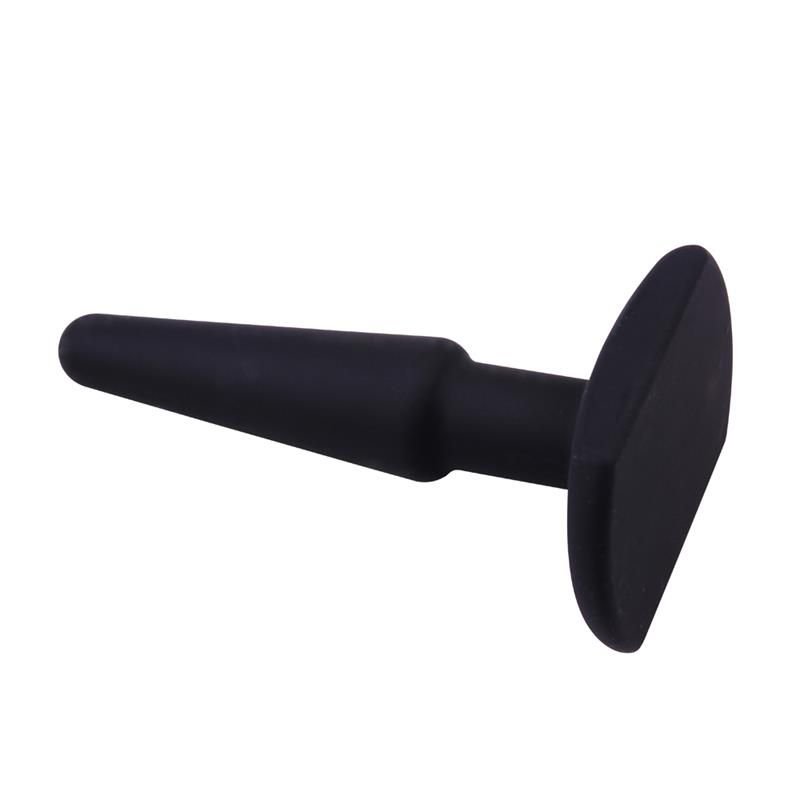 Chisa buttplug 4" siliconen (zwart)