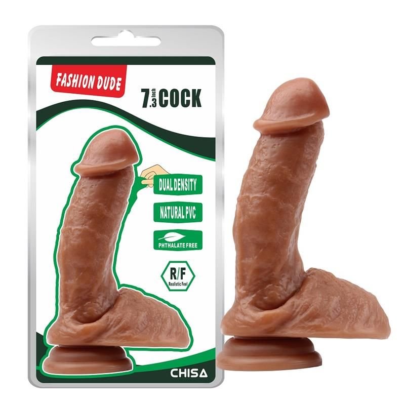 Chisa dildo met dubbele dichtheid Fashion Dude 18.5 x 4.3 cm