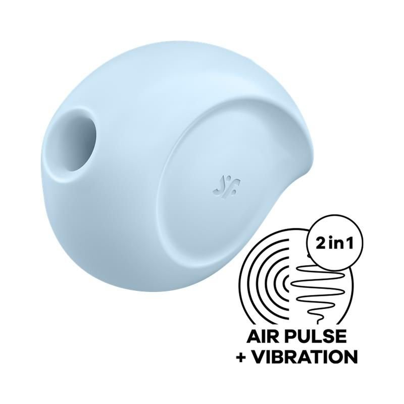 Satisfyer Sugar Rush clitoris sucker en vibrator (blauw)