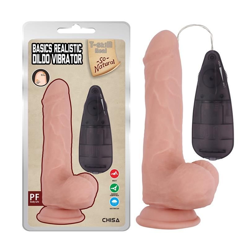 Chisa realistische vibrerende dildo Basics Realistic 7.8"