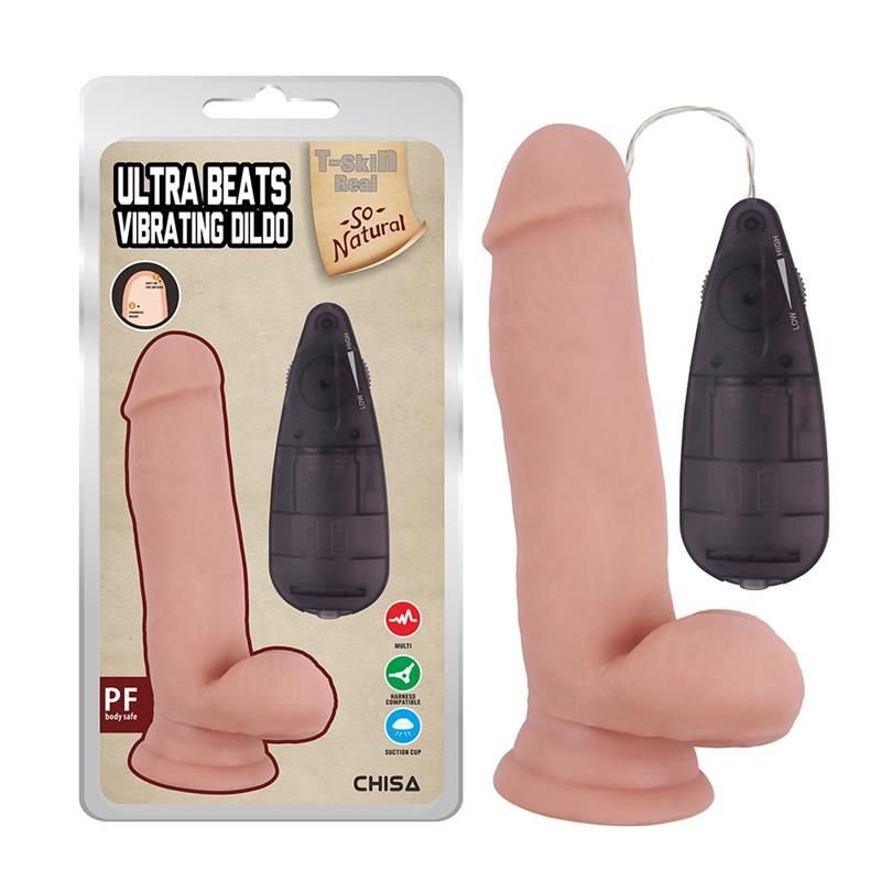 Chisa realistische vibrerende dildo Ultra Beats 6.8"