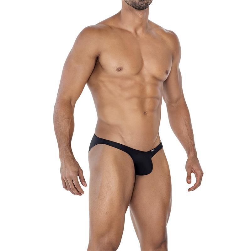 Cut4men C4MSPXBUL01 Low Rise Bulge Brief (Black)