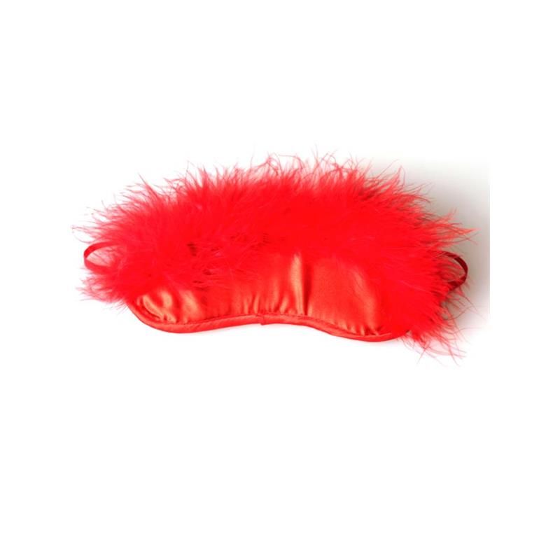 Secret Play rode blinddoek met marabou