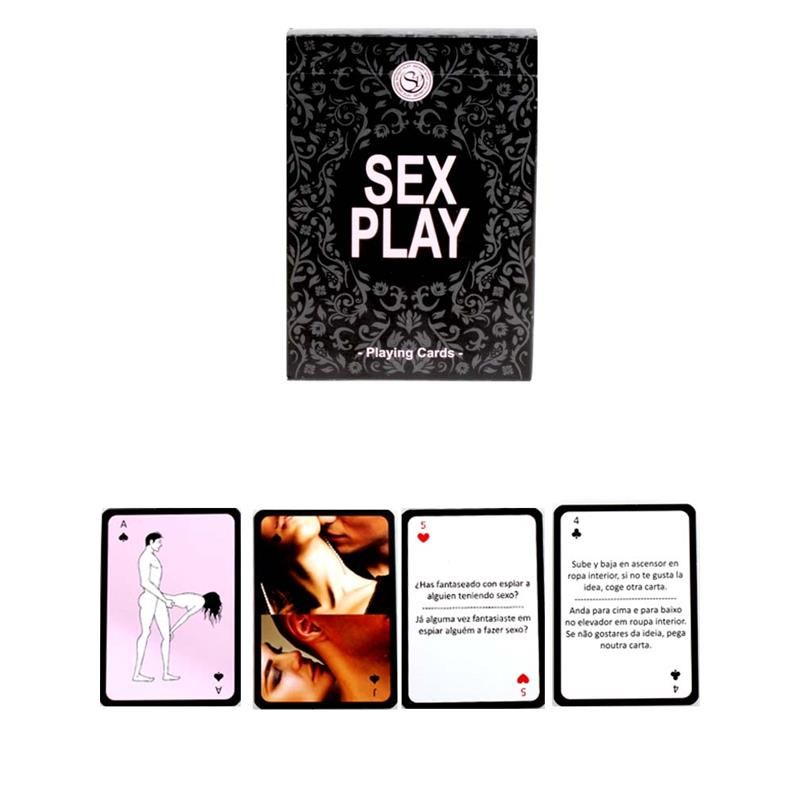Secret Play spel "Sex Play" speelkaarten (Spaans/Portugees)