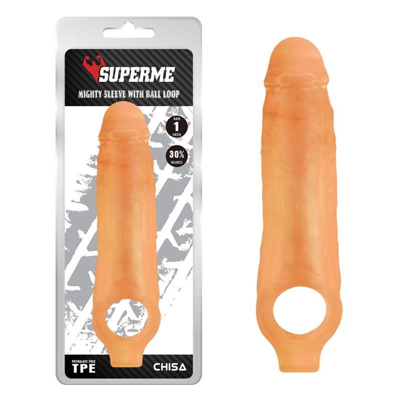 Chisa Mighty sleeve met balring, huidskleur