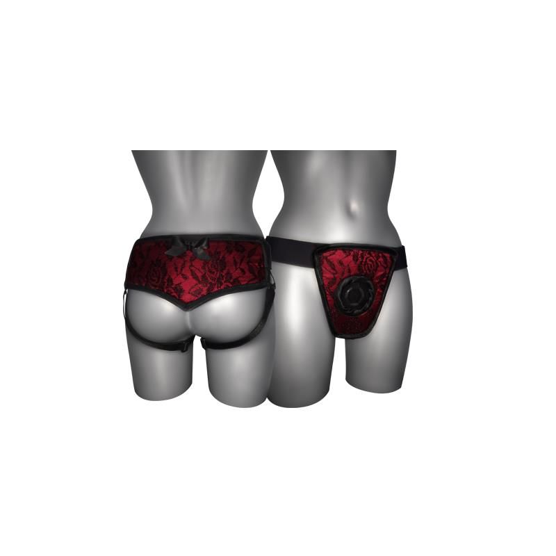 Joydivision Strap-on de Luxe rood met achterband S - XL