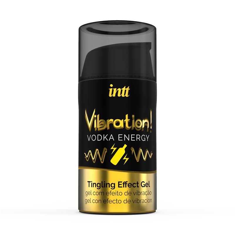 INTT vloeibare vibrator met warmte-effect, wodka-aroma 15 ml