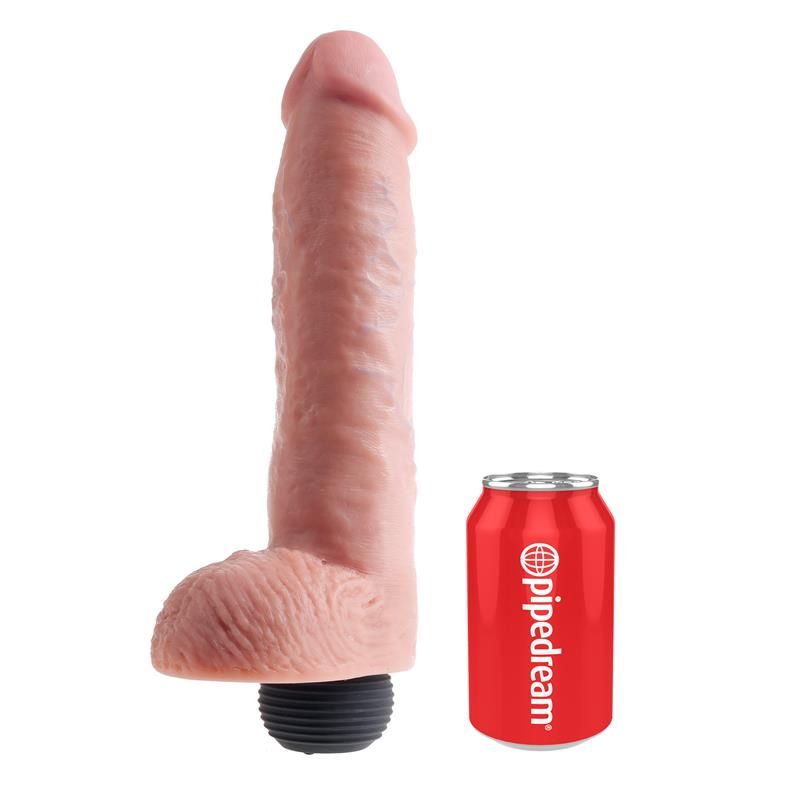 King Cock spuitende dildo met ballen 11"