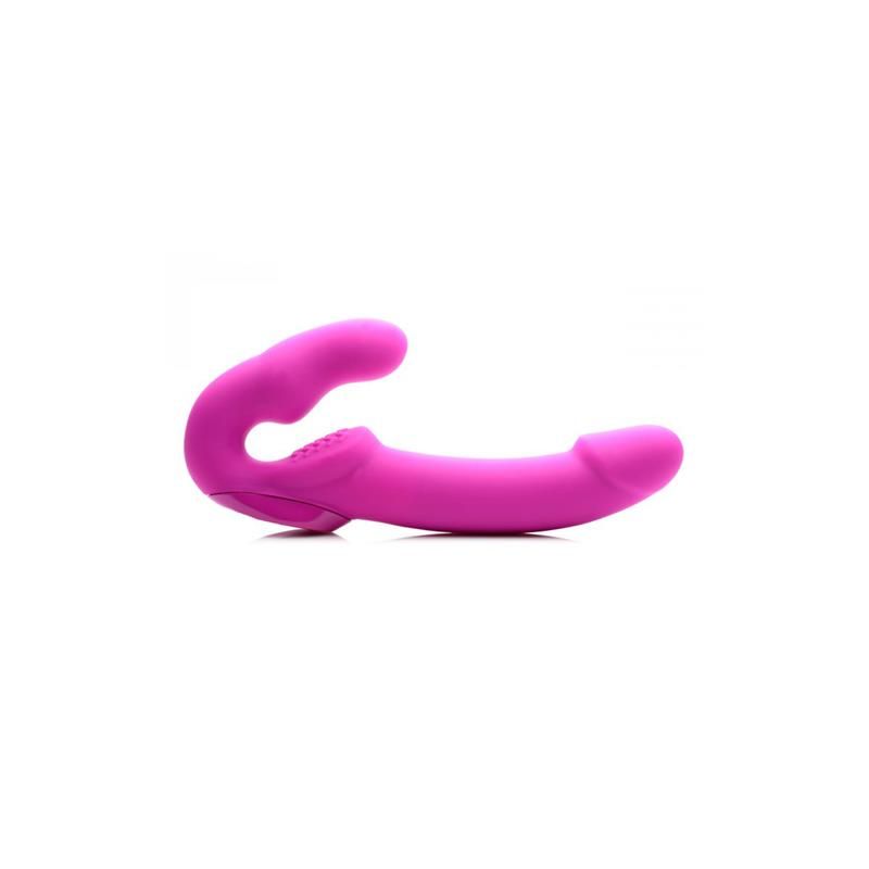 Strap U Evoke vibrerende strapless strap-on (roze)