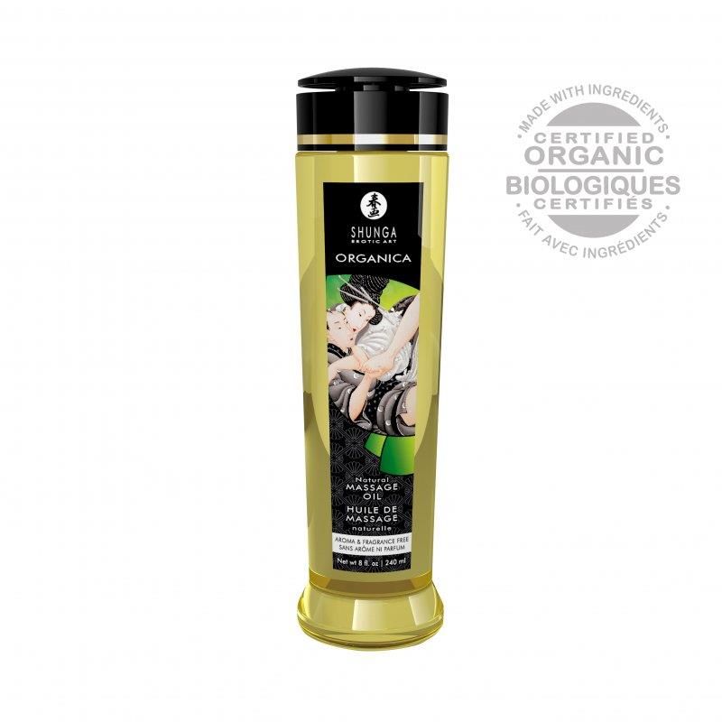 Shunga massageolie naturel 240 ml