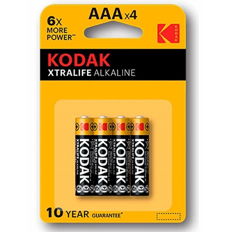 Kodak Xtralife Alkaline Batterij AAA LR3 Blister van 4