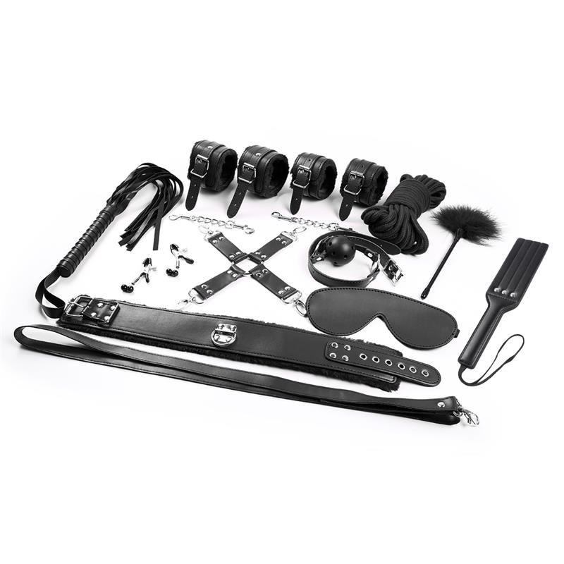 IntoYou 11-delige bondageset (zwart)