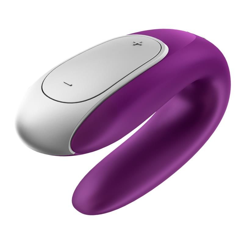 Satisfyer Double Fun vibrator voor koppels (violet)