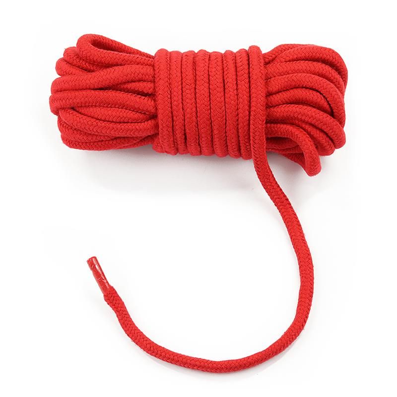 Lovetoy zacht bondagetouw (rood)