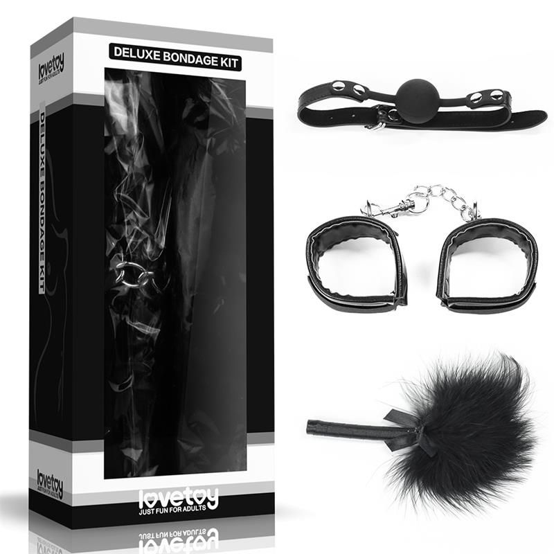 Lovetoy bondagekit Deluxe (zwart)