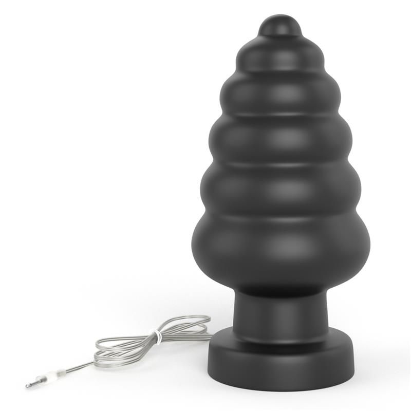 Lovetoy vibrerende buttplug King Sized 7" (zwart)