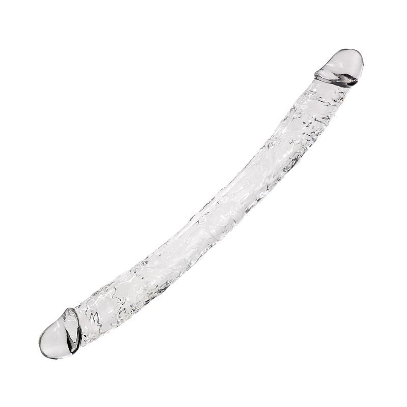 Alive Supreme dubbele dildo 38,5 cm transparant