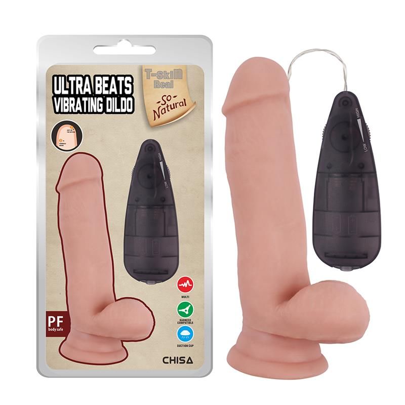 Chisa realistische vibrerende dildo Ultra Beats 6.8"