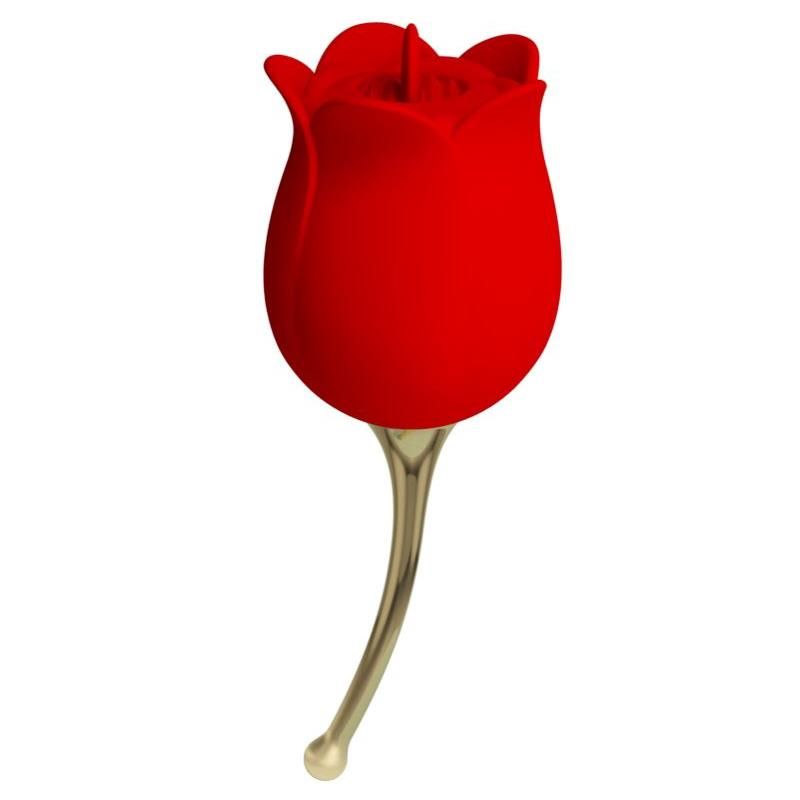 Pretty Love Rose Lover likkende en vibrerende stimulator