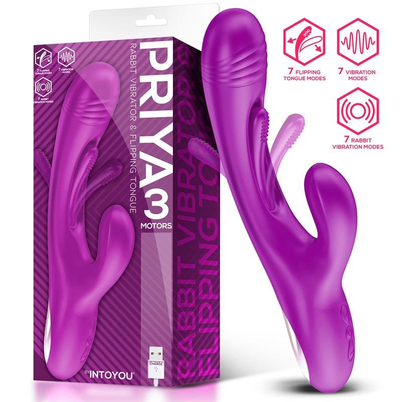 IntoYou Priya vibrator met flappende tongbeweging