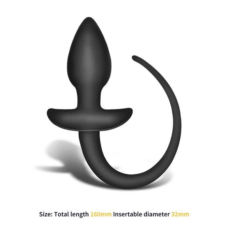 AfterDark Harthley buttplug met staart 16 cm x 3,2 cm