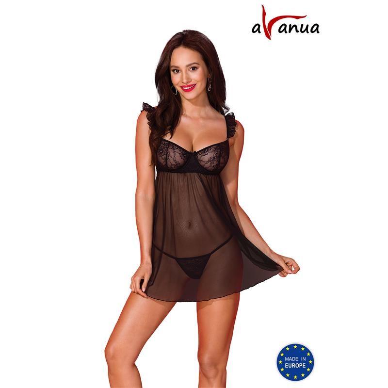 Avanua Milagros chemise en string (zwart)
