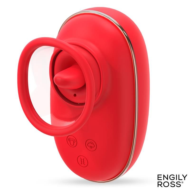 Engily Ross Lizer stimulator met likken en vacuümpomp