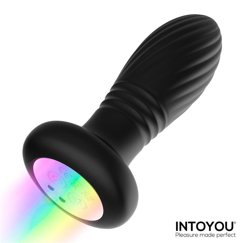 IntoYou Tainy stotende buttplug met ledverlichting