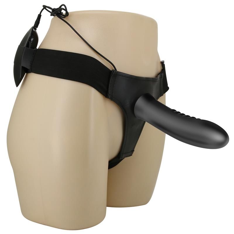 Pretty Love Myron strap-on met vibrerende dildo 7,2"