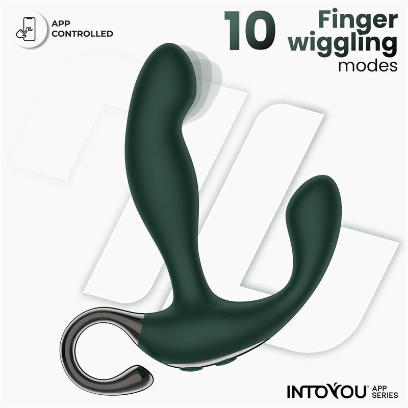 IntoYou Greeny prostaatmassager met wiebelende vinger