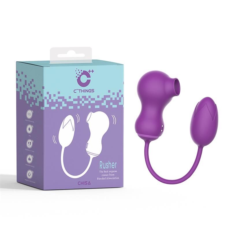Chisa Rusher clitoris sucker en vibrerend eitje