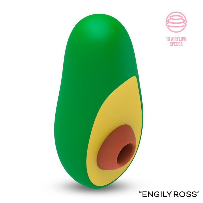 Engily Ross Avocado clitorisstimulator met zuigfunctie