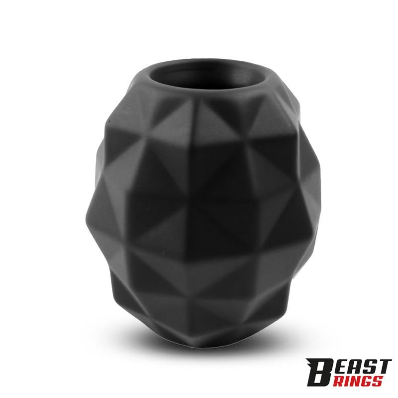 Beast Rings penisring en stroker vloeibaar siliconen 25 mm