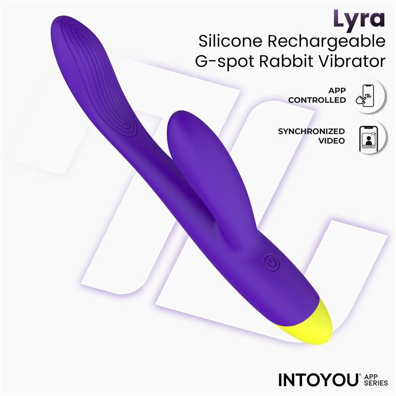 IntoYou Lyra G-spot rabbitvibrator (paars)