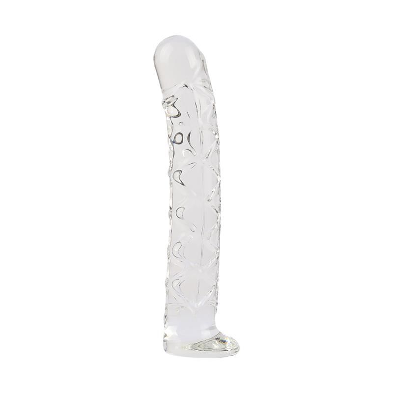 Chisa geaderde glazen dildo voor beginners 6,5"