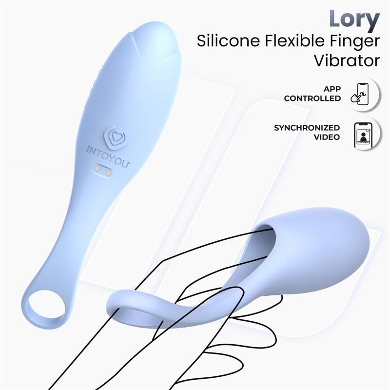 IntoYou Lory flexibele vingervibrator met app-bediening