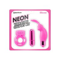 Neon vibrerende koppelkit (roze)