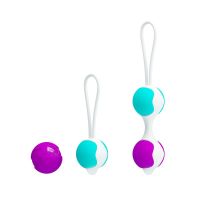 Pretty Love kegelballen roze en blauw, afbeelding 3