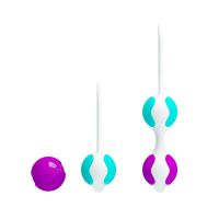 Pretty Love kegelballen roze en blauw, afbeelding 4