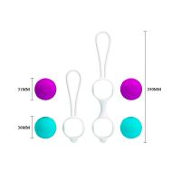 Pretty Love kegelballen roze en blauw, afbeelding 5