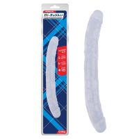 Chisa dubbele dildo Hi-Rubber 12,8" transparant, afbeelding 2