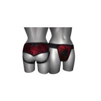 Joydivision Strap-on de Luxe rood met achterband S - XL