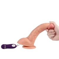 SheQu Beast realistische vibrator met afstandsbediening 24,5 cm, afbeelding 6