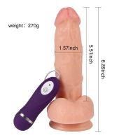SheQu Kassadin realistische vibrator met afstandsbediening 17,5 cm, afbeelding 3