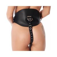 Bondage Play korset met latex dildo, afbeelding 2