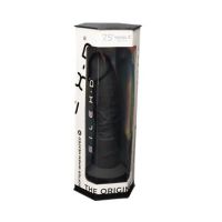 SilexD dual density siliconen dildo Mod. 2 - 7,5" zwart
