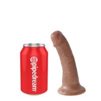 King Cock realistische dildo 6" tan