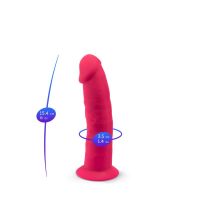 SilexD dual density siliconen dildo Mod. 2 - 6" roze, afbeelding 5