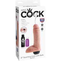 King Cock spuitende realistische dildo 8", afbeelding 4