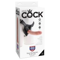 King Cock strap-on met dildo 8", afbeelding 3